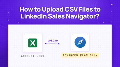 Wie lädt man CSV-Dateien in LinkedIn Sales Navigator hoch? (2026)