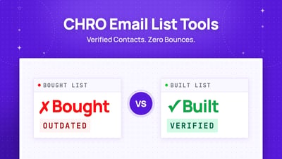 Top 10 CHRO Email List Tools to Build Verified Email Lists