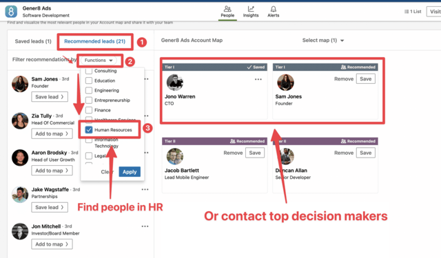 Trova persone in HR - Oppure contatta i decision maker