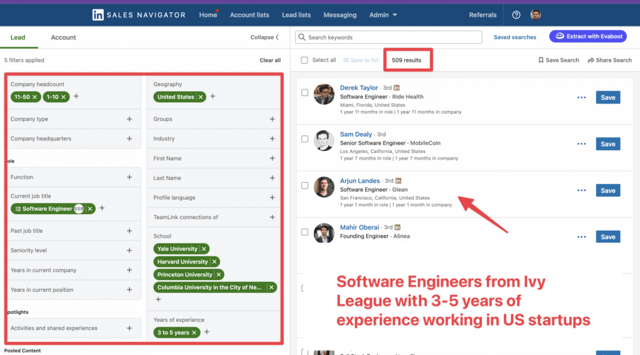 Ingegneri software dalle migliori università con 3-5 anni di esperienza nelle startup USA
