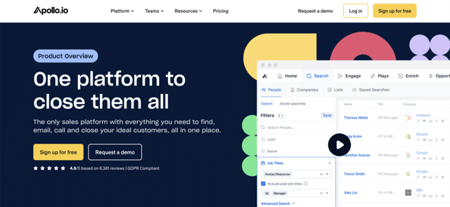 Apollo.io l'outil qui vous aide à trouver et envoyer des e-mails, appeler et conclure des ventes avec vos clients idéaux