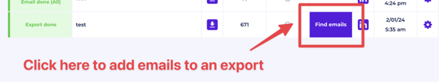 e-mails zu einem linkedin-gruppen-export hinzufügen