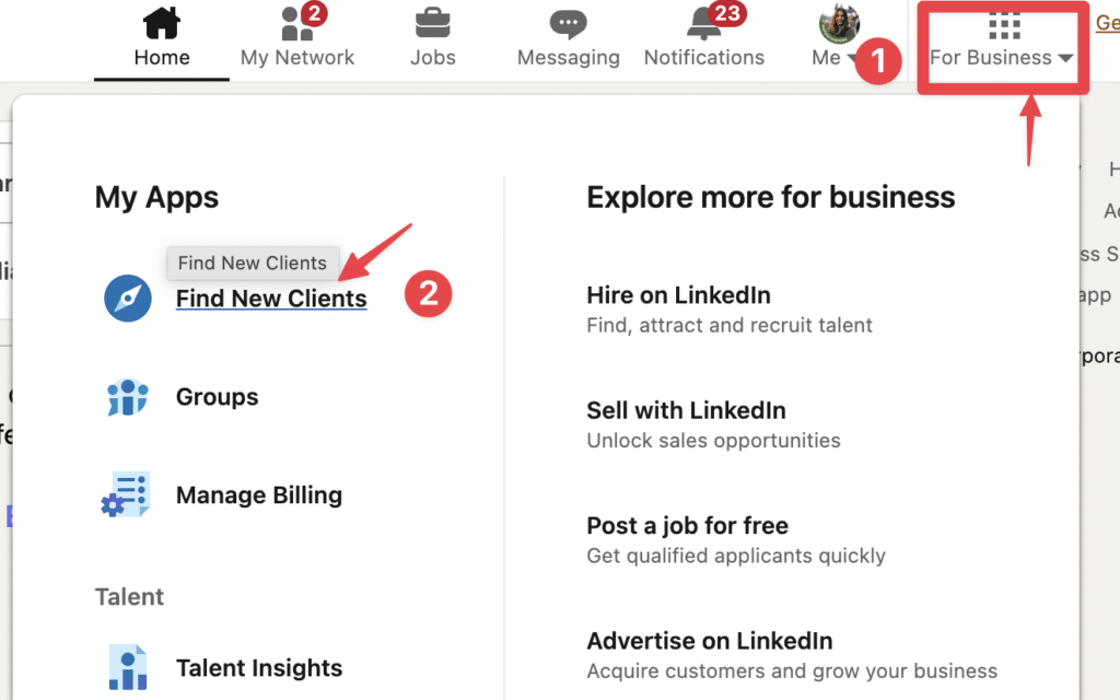 how to get sales navigator free trial