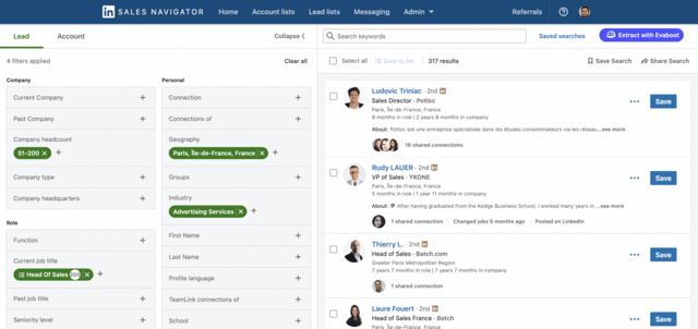 sales navigator gratuito