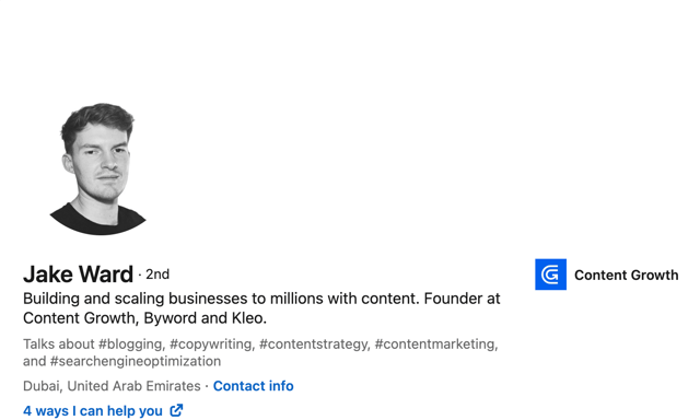 Exemple de bannière LinkedIn