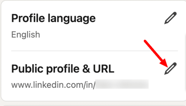 Capture d'écran Rendre le profil public 1