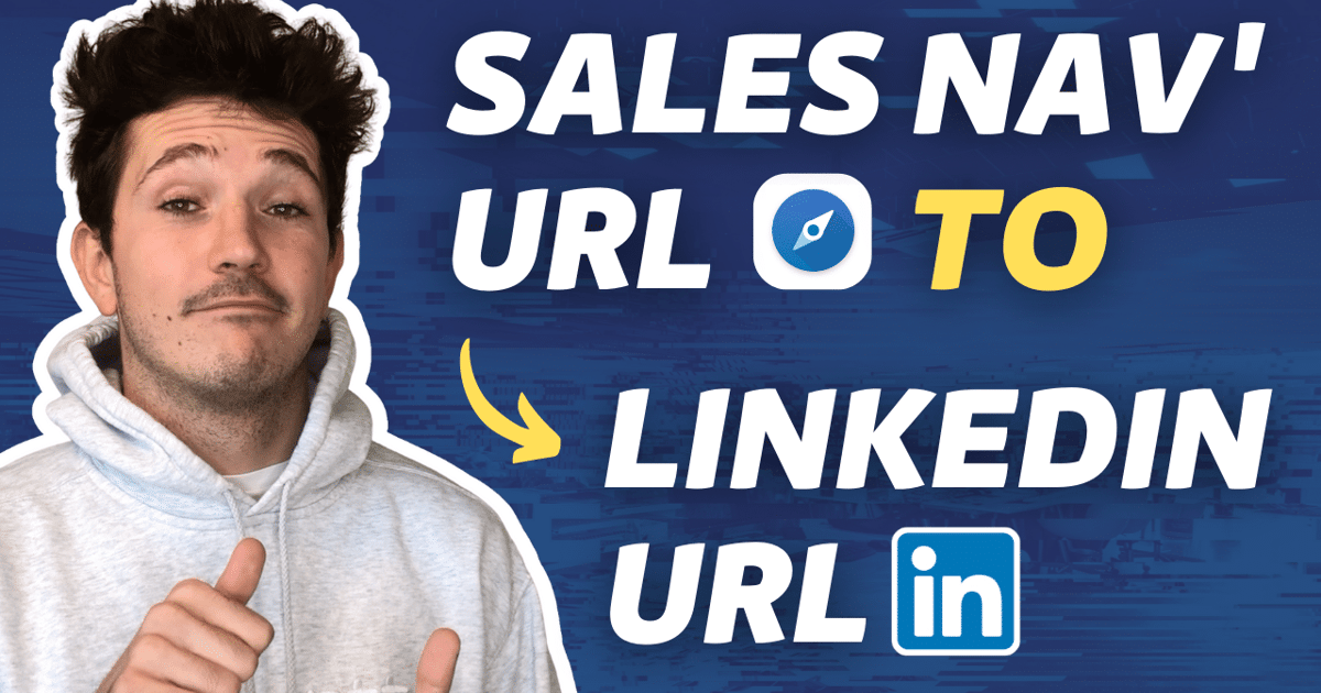 How To Convert Sales Navigator URL To LinkedIn URL?