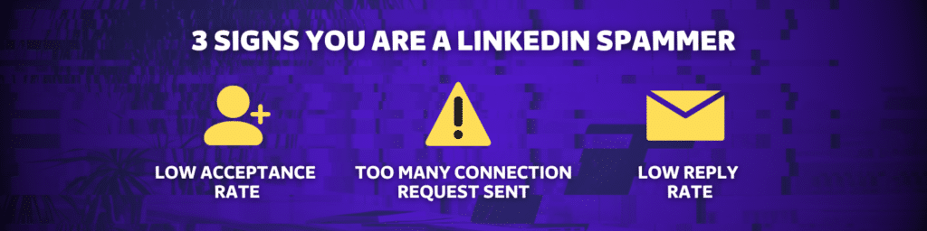 signs of linkedin spamming