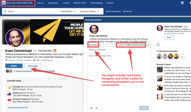 svantaggi dell'outreach su linkedin