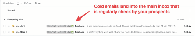 cold email vs messaggio linkedin