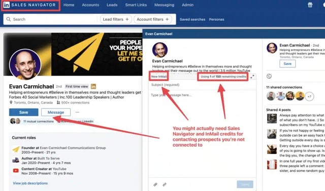 linkedin inmail