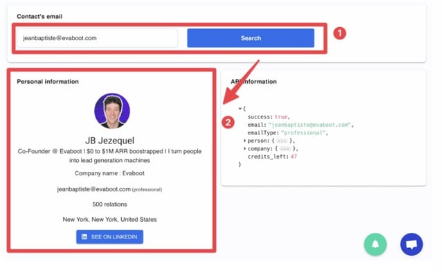 cómo encontrar un perfil de linkedin a partir de un email