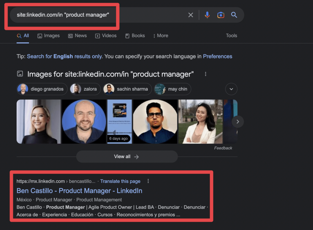 linkedin url seo optimization