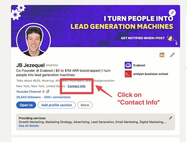 change linkedin url step 1 1