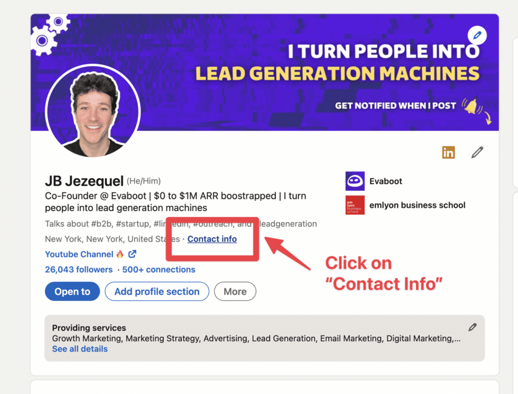 change linkedin url step 1 1
