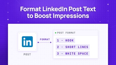 How to Format LinkedIn Post Text to Boost Impressions (2026)
