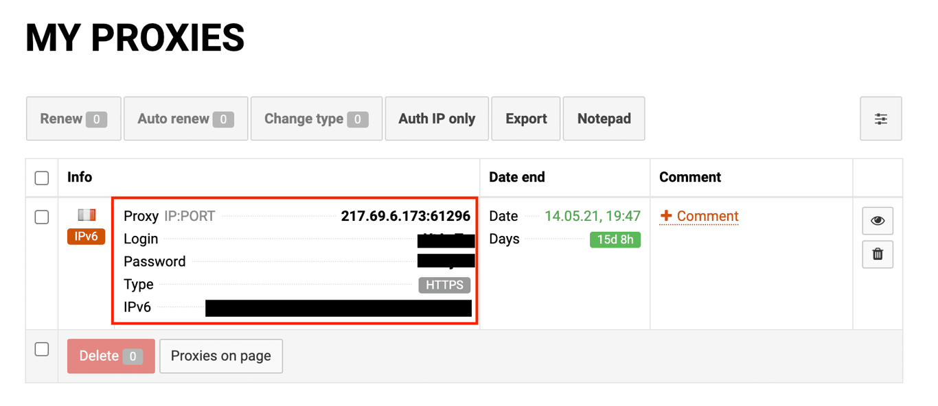 add proxies to your multiple linkedin accounts