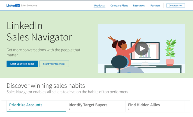 linkedin sales navigator lead generation tool