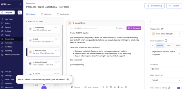 mixmax email outreach tool ai-powered