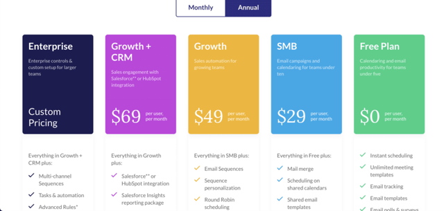 mixmax pricing plans