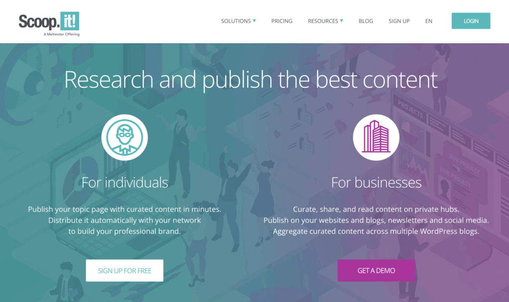 scoop.it linkedin maerketing tool