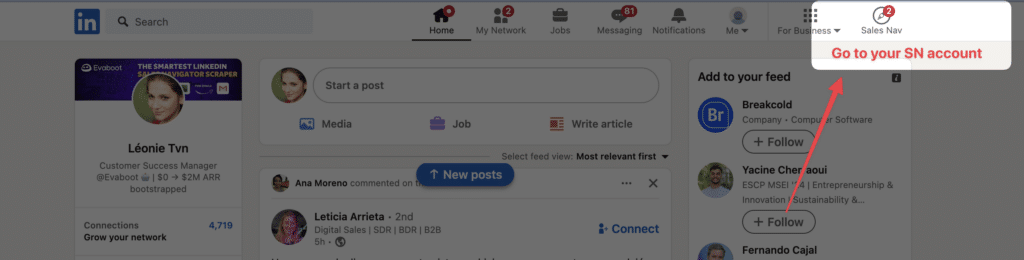 how to find decision makers on linkedin sales navigator step by step