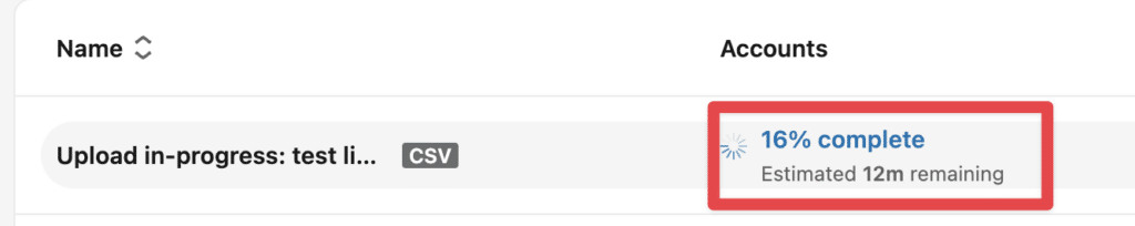 linkedin sales navigator csv uploading