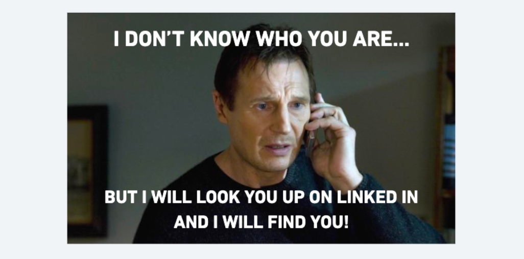 how actually people look up for new connections on linkedin