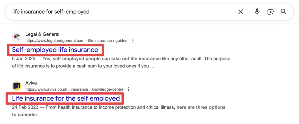 on page seo insurance leads
