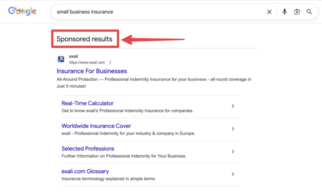 google ads insurance