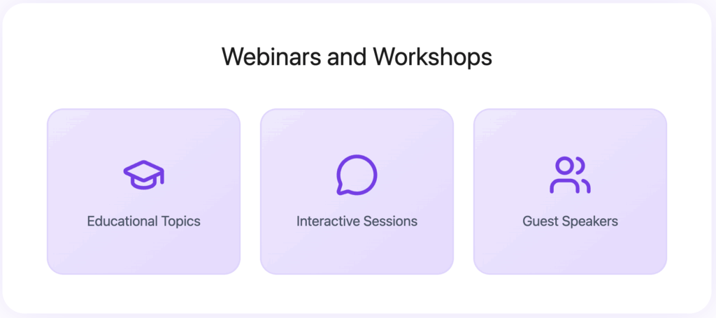 Webinars and Workshops lead generation insurance