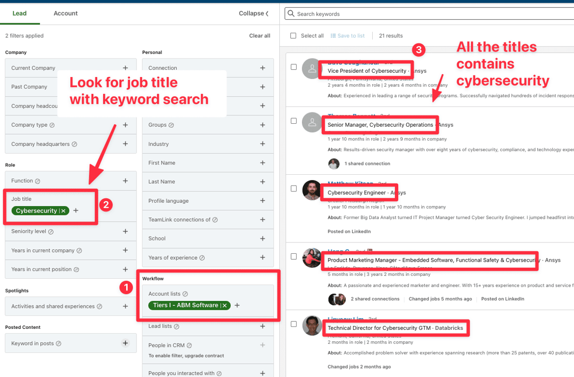 find decision makers into accounts with LinkedIn Sales Navigator