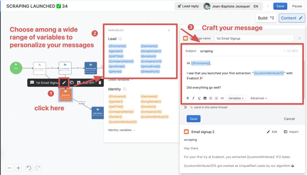 design your cold outreach sequence