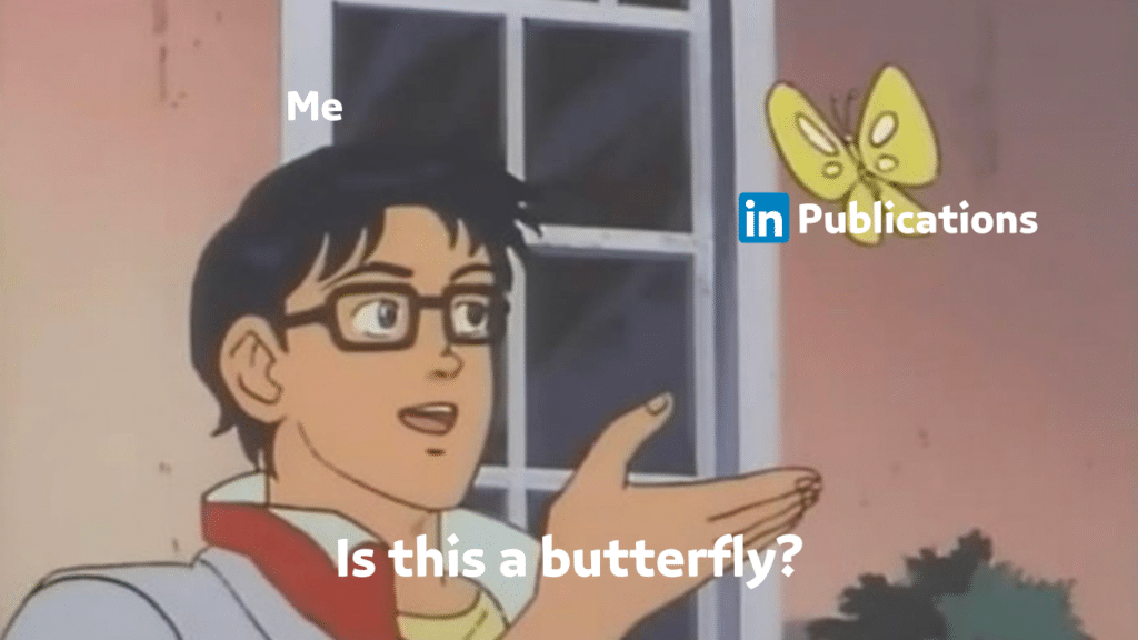 linkedin publications appear actively on feeds for 24 hours