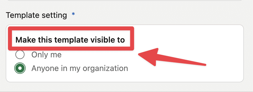 make linkedin recruiter message template visible only to you