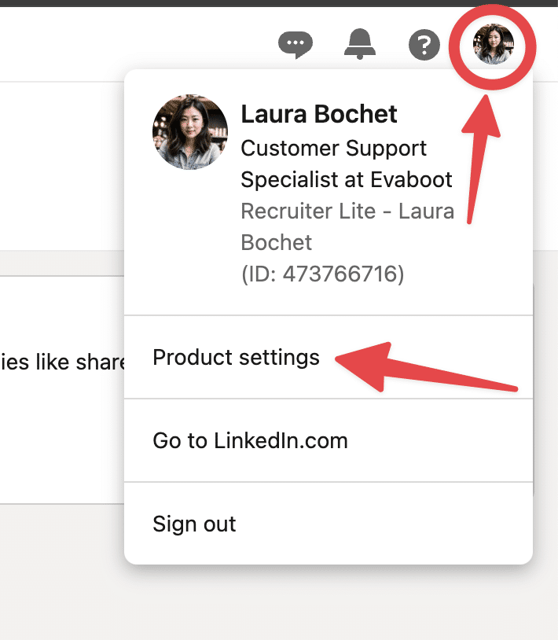 how to create a linkedin recruiter message template
