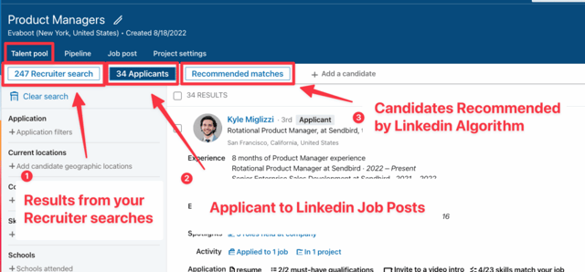 linkedin recruiter project CRM