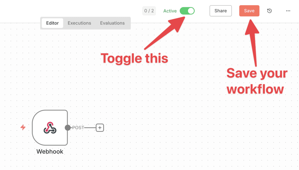 save n8n workflow