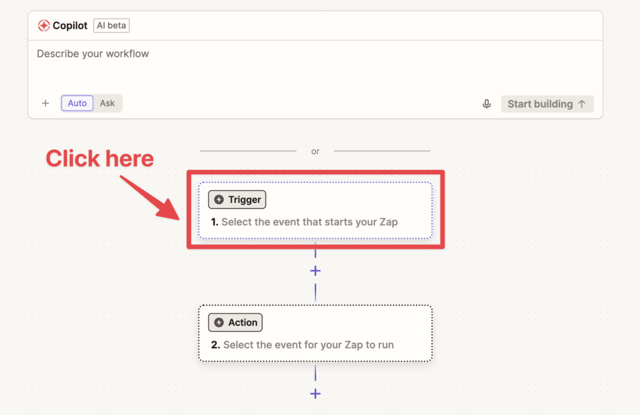 trigger zapier