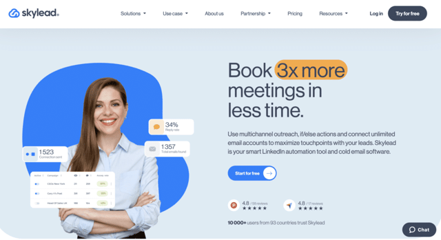 skylead linkedin automation tool