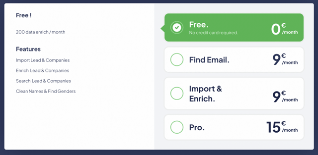 derrick app linkedin scraper pricing