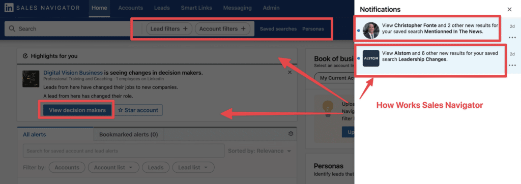 how to use linkedin sales navigator lead generation