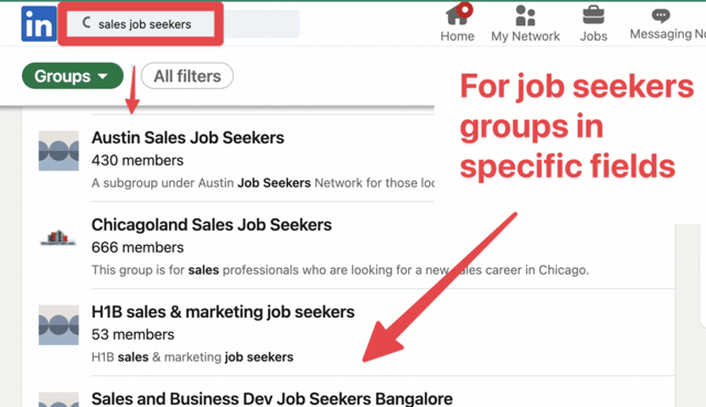 utilizar grupos do linkedin para recrutamento