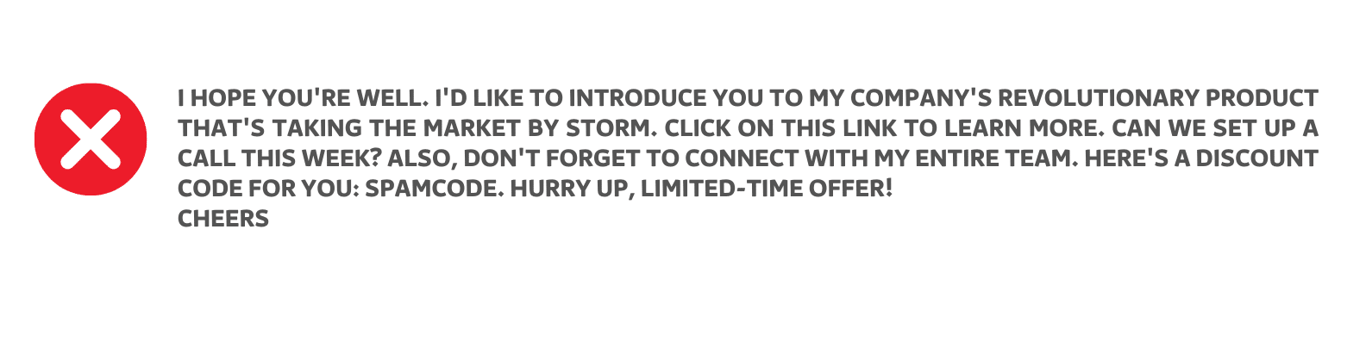 donts of linkedin networking