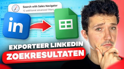 Hoe Linkedin zoekresultaten exporteren naar Excel? (2026)