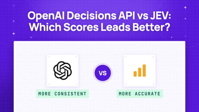 OpenAI Decisions API vs JEV for Lead Scoring? (2026)