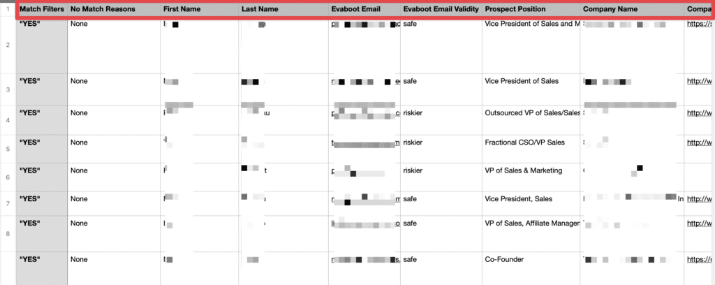 evaboot exports emails and other lead data