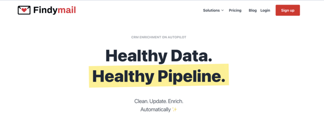 enrichissement de données findymail pour stimuler le pipeline de ventes