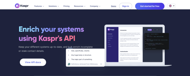 extension Chrome kaspr pour enrichir vos données b2b