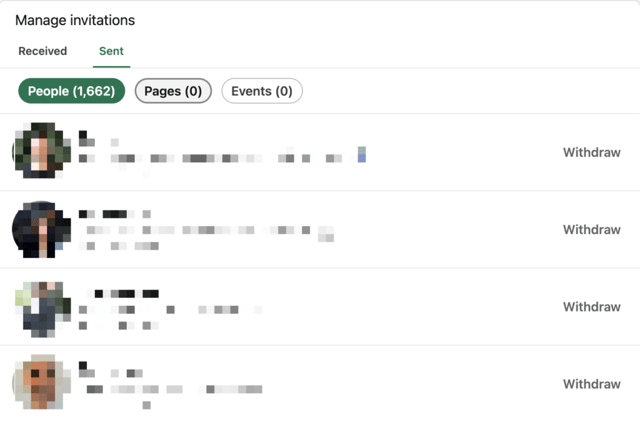 cómo retirar tus invitaciones de linkedin